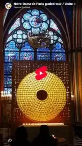 La couronne d'épine à Notre Dame de Paris